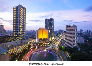 Landmark of Jakarta city, Indonesia.