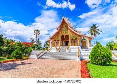 Landmark Of Luang Prabang City In Laos (The Royal Palace Museum)