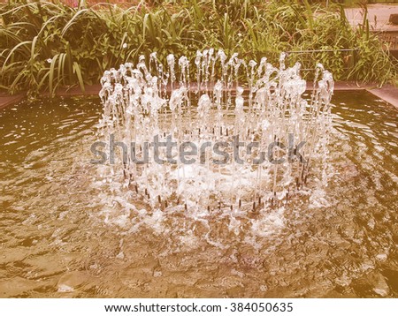  A landmark monumental fountain with water games vintage
