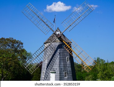 Landmark Windmill At Water Mill, Long Island, NY