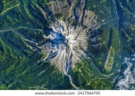 Landmarks of the Pacific Crest Trail. Sample some of the most notable locations along the longdistance trail. Elements of this image furnished by NASA.