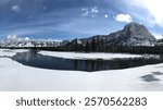 Landsape Yellowstone Mountain and River 