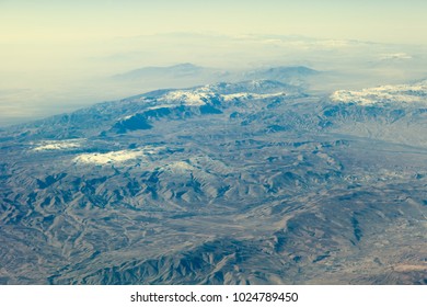 Landscape Of Afghanistan, Aerial View