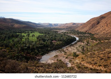 Landscape In The Anti Atlas Mountain Range In Morocco