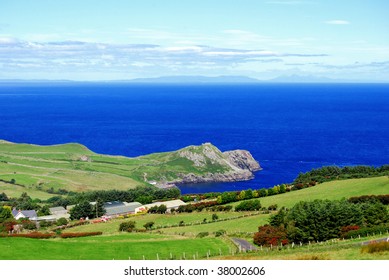 Landscape Of Antrim Coast. Northern Ireland