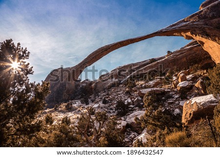 Similar – Trail in a beautiful landscape