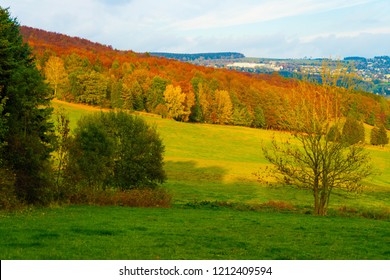 landscape in autumn - Shutterstock ID 1212409594