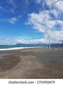 Landscape In Bangui Windmills, Ilocos