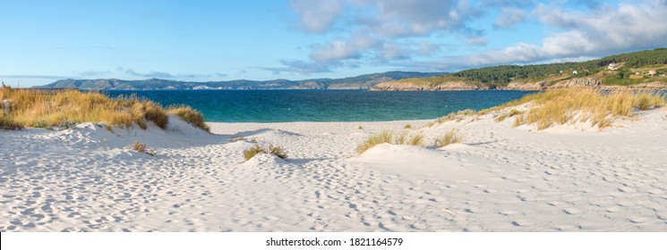 Landscape at the Beach of Laxe (in Spanish Praia de Laxe also Playa De Laxe) Northern Spain Galicia Costa da Morte