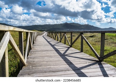 Landscape at the Beach of Laxe, Praia de Laxe also Playa De Laxe, Northern Spain Galicia Costa da Morte - Shutterstock ID 2238456685
