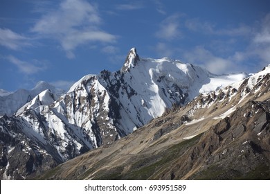 The landscape of Biafo glacier in Karakorum of Pakistan.