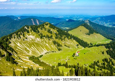 landscape at the Bodenschneid mountain in bavaria