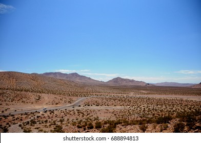 Landscape Of The California Desert, USA