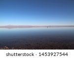 landscape at Chaca lagoon in Atacama desert