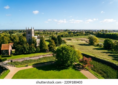 Landscape Of A Church, England