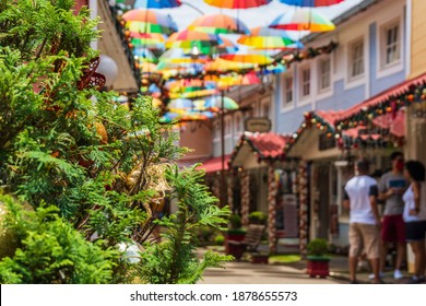 Landscape Of The City Of Penedo, RJ. Short Depth Of Field