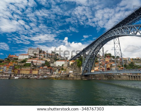 Similar – View to the old town Porto and Ponte Dom Luís I