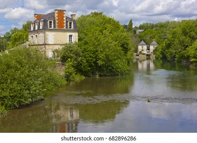 Landscape With Clain River In Poitiers, France