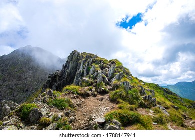 Landscape with clouds in the Mountains