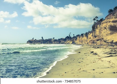 Landscape Coast Of Southern California. San Diego.