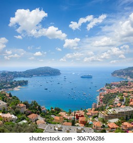 Landscape Of Coast And Turquiose Water Of Cote DAzur, France