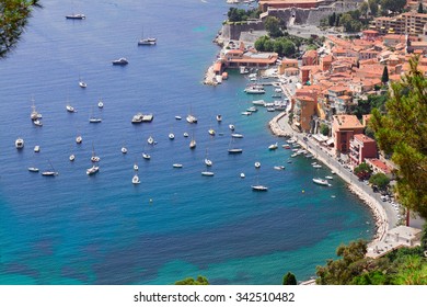 Landscape Of Coast And Turquiose Water Of Cote DAzur, Riviera, France