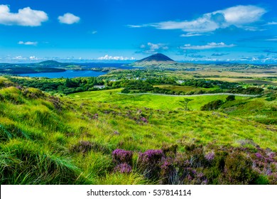 Landscape With Cost At Connemara In Ireland