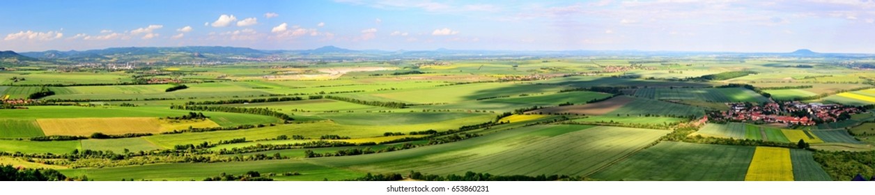 Landscape of a Czech Central Mountains. - Shutterstock ID 653860231