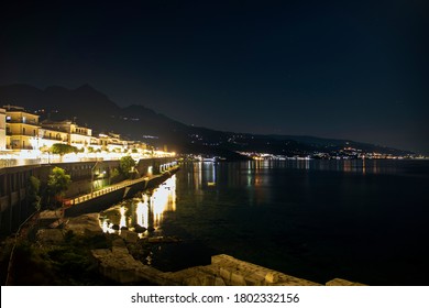 Landscape Of Diamante At Night, Calabria, Italy