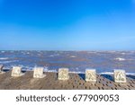 Landscape of dock beach