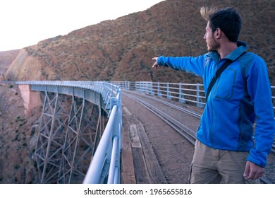 Landscape Dron  Photographer In Viaduct La Polvorilla, Argentina