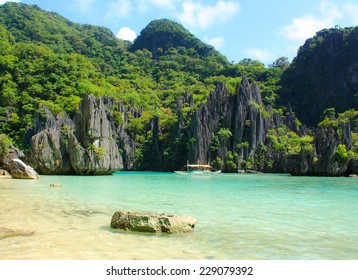 Landscape Of El Nido. Palawan Island. Philippines.