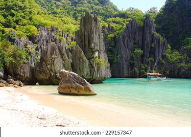 Landscape Of El Nido. Palawan Island. Philippines.