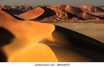 Landscape Of Empty Quarter, Rub Al Khali Desert, Oman