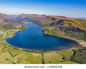 A Landscape Of Ennerdale Water Located In The Lake District, Cumbria, UK