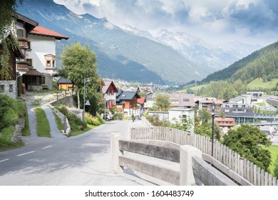 Landscape Of Famous Alpine Village St Anton, Austria