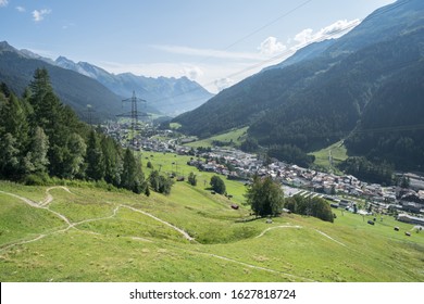 Landscape Of Famous Alpine Village St Anton, Austria