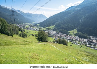 Landscape Of Famous Alpine Village St Anton, Austria