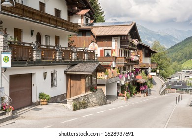 Landscape Of Famous Alpine Village St Anton, Austria