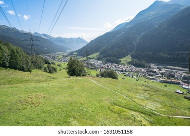 Landscape Of Famous Alpine Village St Anton, Austria