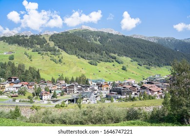 Landscape Of Famous Alpine Village St Anton, Austria