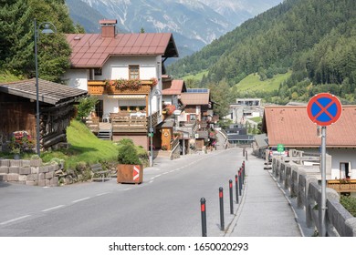 Landscape Of Famous Alpine Village St Anton, Austria