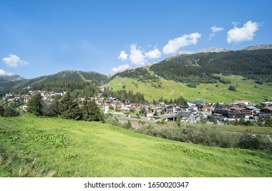 Landscape Of Famous Alpine Village St Anton, Austria