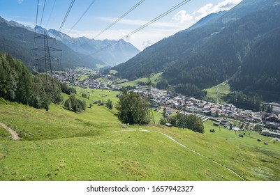 Landscape Of Famous Alpine Village St Anton, Austria