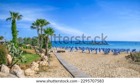 Landscape with Fig Tree Bay in Protaras, Cyprus