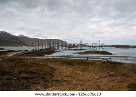 Similar – Image, Stock Photo Fjord in Northern Norway