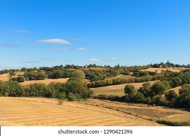 Landscape In French Limousin Haute Vienne