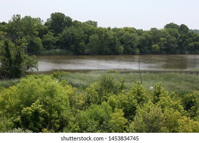 Landscape Of A Freshwater Marsh At The Russell W. Peterson Urban Wildlife Refuge In Wilmington, Delaware