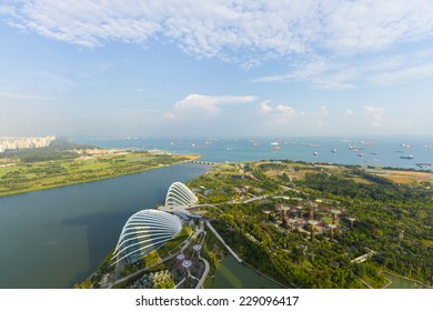 Landscape Harbour Front In Singapore