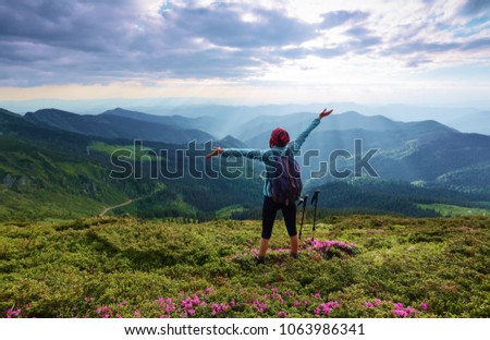 Similar – Image, Stock Photo sunset coming Lifestyle